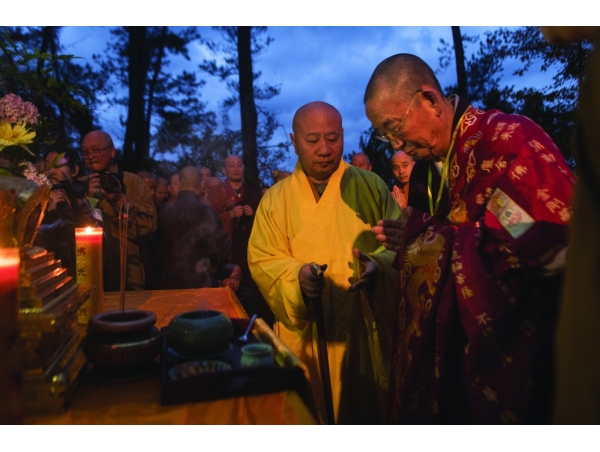 天台国清寺祥云峰觉光长老灵骨舍利晋塔法会16