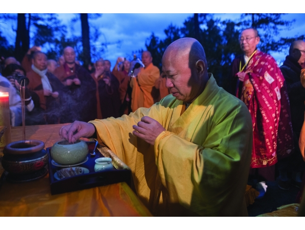 天台国清寺祥云峰觉光长老灵骨舍利晋塔法会15